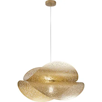 FANEUROPE Závěsné svítidlo Rhei‑Tara zlaté, 1xE27, 60 x 33 x 150 cm - FANEUROPE FAN I-RHEI-TARA-S5060