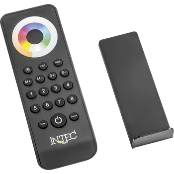 Příslušenství pro svítidlo FANEUROPE Dálkové ovládání RF 2,4 GHz RGB/RGBW/RGB+CCT 8 zón, baterie CR2032 - FANEUROPE FAN RF-COM-5CH-8ZN