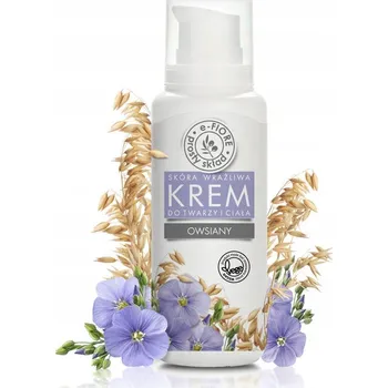 Tělový krém E-fiore Ovesný krém na obličej a tělo 200 ml