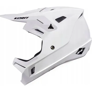 Cyklistická přilba KENNY RACING CYKLISTICKÁ PŘILBA MTB DECADE GRAPHIC SOLID WHITE BÍLÁ L (MIPS)