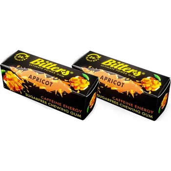 Žvýkačka Bitters energetické žvýkačky 3 kusy (Meruňka)