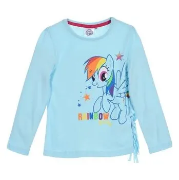 Dívčí tričko Dívčí tričko MY LITTLE PONY s třásněmi dlouhý rukáv, modrá, velikost: 104