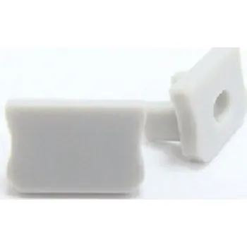 LED lišta Záslepka s otvorem Lumines 12-0084-00 typ X šedá