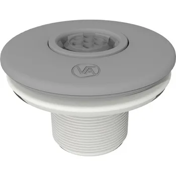 Tryskový set VA, s mosaznými zástřiky, pro fóliové bazény, připojení lepením 50 mm, světle šedá (RAL7004)