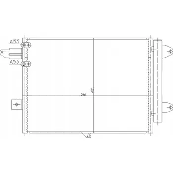 Výparník klimatizace Hart 725 104 Kondenzátor klimatizace