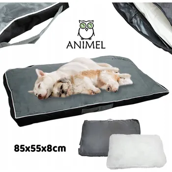 Pelíšek pro psa Pelíšek pro psy Animel šedý 85 cm x 55 cm