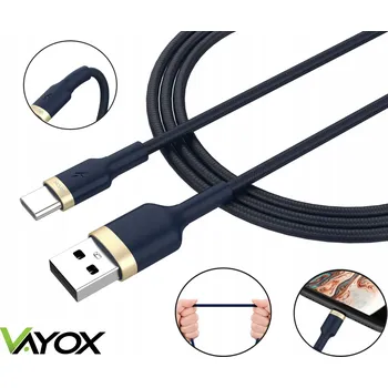 Datový kabel Kabel Vayox USB - USB-C 1 m modrý
