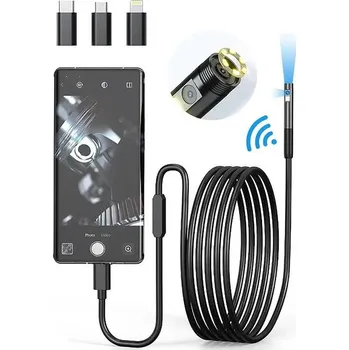 IP kamera INSPEKČNÍ KAMERA DUO ENDOSKOP 10M 6 LED ANDROID IOS