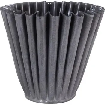 Květináč Kovový květináč Ronja L - šedo-béžový - Strömshaga AB - 1 ks