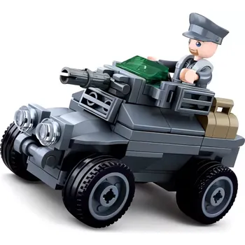 Stavebnice Sluban Sluban B0680C Malý německý obrněný vůz