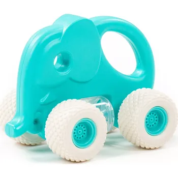 Hračka pro nejmenší Wader slon na kolech modrý 17cm