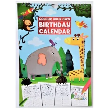 Kalendář Kalendář k domalování