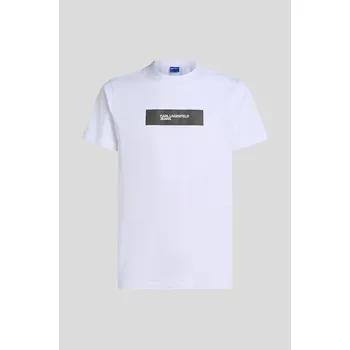 Pánské tričko TRIČKO KARL LAGERFELD JEANS KLJ SLIM REFLECTIVE TEE WHITE