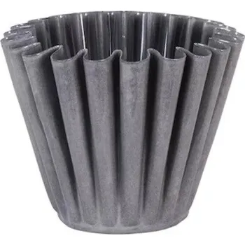 Květináč Kovový květináč Ronja S - šedo-béžový - Strömshaga AB - 1 ks