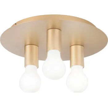 FANEUROPE Stropní svítidlo STRIKE zlatá, 3xE27, 30x86 cm - FANEUROPE FAN I-STRIKE-PL3-ORO