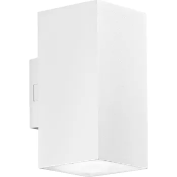 Venkovní osvětlení FANEUROPE Venkovní nástěnné svítidlo LED POLO polykarbonát bílá 2x8W 1960lm CCT IP65 16x7,8x9,9 cm - FANEUROPE FAN LED-W-POLO-Q2-BCO