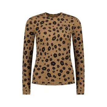Mons Royale Cascade Merino Base Layer Long Sleeve Women Aoraki Lily Toffee hnědá M