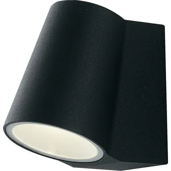 Venkovní osvětlení FANEUROPE Venkovní nástěnné svítidlo LED SINTESI černá hliník 6 W 400 lm 4000 K IP44 13x7,6x12 cm - FANEUROPE FAN LED-SINTESI-AP NERO