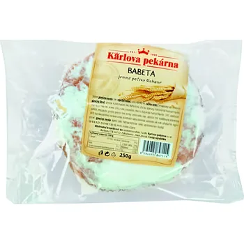 Pečivo Karlova pekárna Babeta s citronovou příchutí bábovka 250g