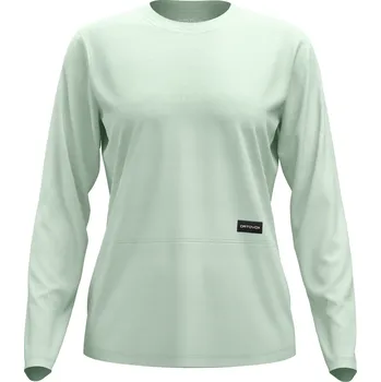 Pánské tričko Dámské Tričko Ortovox 185 Merino Patch Long Sleeve Women's Barva: Green Acid, Velikost: XL