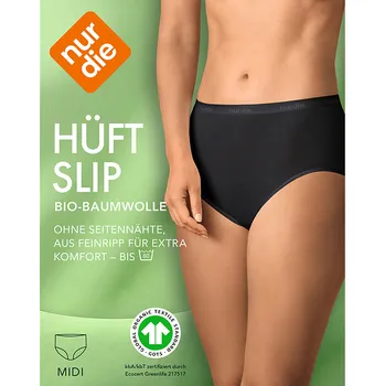 Dámské stahovací prádlo Nur Die NUR DIE COTTON MIDISLIP ND812050 černá XL