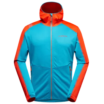 Pánské tričko Mikina La Sportiva Upendo Hoody M Tropic Blue/Cherry Tomato M