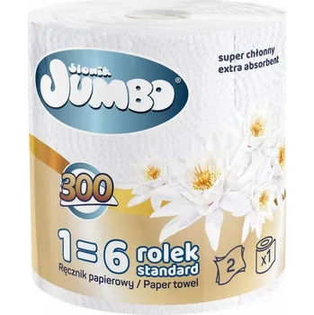 Utěrka Kuchyňské utěrky Slon Jumbo Maxi Silné 300 útržků 2 vrstvy - 15 ks