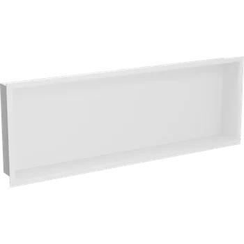 Koupelnový nábytek Mexen X-Wall-R zapuštěná polička s límcem 90 x 30 cm, bílá - 1920903010 Koupelnové police
