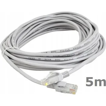 Síťový kabel Patchcord Montis U/UTP 5e RJ45 / RJ45 5 m bílý