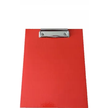 Obraz Podložka s klipem (clipboard) A5, kartonová, červená
