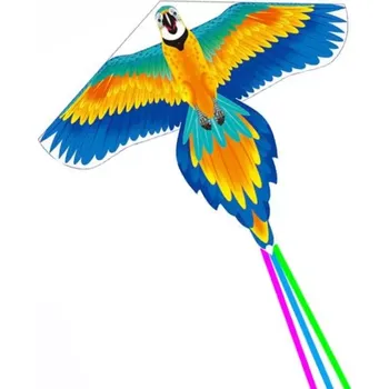 Létající drak LEANToys Mega velký drak barevný pták s dlouhým ocasem