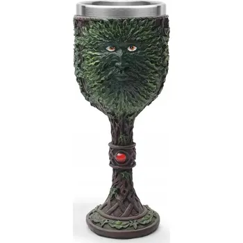 Sklenice EPICKÝ PIVNÍ SKLENICE KALICH FANTASY - DRUIDSKÉ NÁPOJE NEREZOVÁ OCEL 200 ML LARP