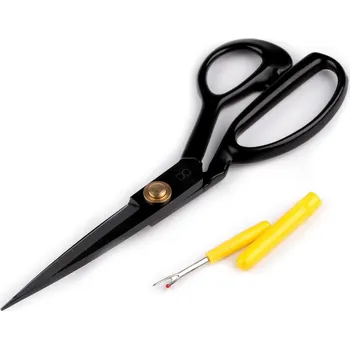 Krejčovské nůžky Krejčovské nůžky délka 23 cm s páráčkem, střední, černá