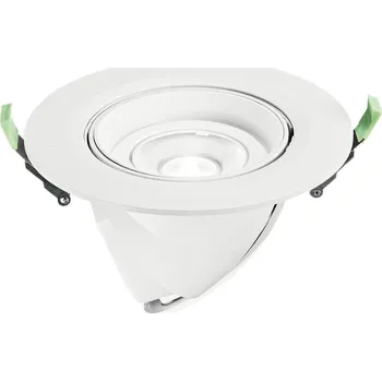 Bodové svítidlo FANEUROPE Zápustné svítidlo Delta 38DA, bílá, 38 W, 3000–4000 K, pr. 195 mm - FANEUROPE FAN INC-DELTA-38DA