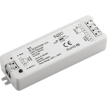 Příslušenství pro svítidlo FANEUROPE Přijímač RF 2,4 GHz 1 kanál pro nástěnný ovladač DMX - FANEUROPE FAN RF-RICEVITORE-1CH