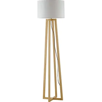 Stojací lampa FANEUROPE Stojací lampa Piantana Berry, dřevěná, 1 x E27, 35 x 165 cm - FANEUROPE FAN I-BERRY-PT