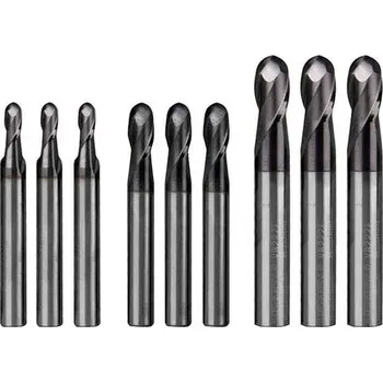 Příslušenství k nářadí Stopkové frézy (rádiusové) – sada 9 ks 3352117 Optimum