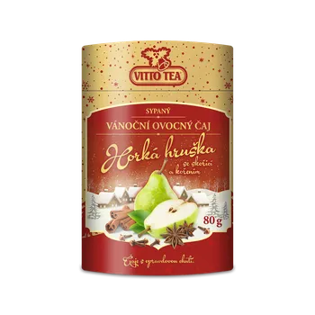 Čaj Vitto Tea Vánoční ovocný čaj horká hruška 80 g