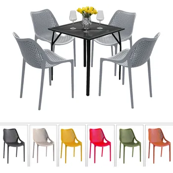 Zahradní sestava Zahradní sestava DUBLIN/EDEN 1+4 (různé barvy) olivová