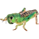 Kobylka zelená plyšová 40cm stojící, 0m+, v sáčku