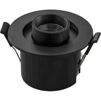 Bodové svítidlo FANEUROPE Vestavné LED svítidlo Sider (černé) 6 W, 710 lm, CCT 3000/4200/6500 K, 90 x 70 mm - FANEUROPE FAN INC-SIDER-1-NER