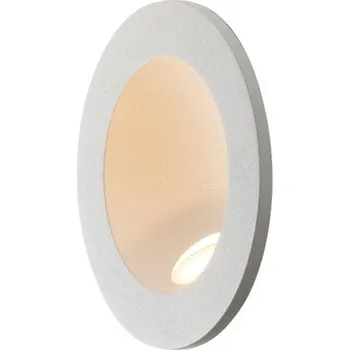 Venkovní osvětlení FANEUROPE Zápustné venkovní svítidlo LED Onyx, bílé, hliník, 2 W, 420 lm, 4000 K, IP54, 8 x 8 x 4 cm - FANEUROPE FAN INC-ONYX-R1 BCO