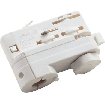 Bodové svítidlo FANEUROPE Příslušenství Adaptér bílá pro BINARIO 8,3x5,4x3,2 cm - FANEUROPE FAN LED-TRACK-ADAT