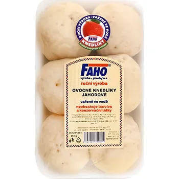 Hotové jídlo Faho Knedlíky kynuté jahodové 550g