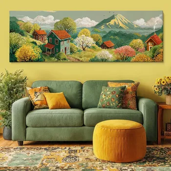 Obraz Obraz na plátně - Ve svazích Sakumi FeelHappy.cz Velikost obrazu (šířka x výška): 60 x 20 cm