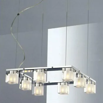 ACA Lighting závěsné svítidlo 8XG9 sklo W14408