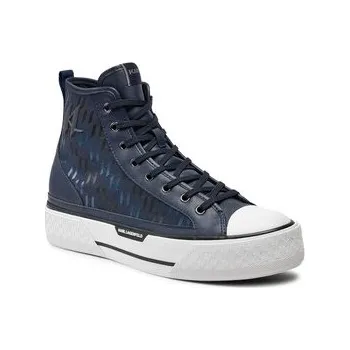 Pánské tenisky Plátěnky KARL LAGERFELD KL50454 Tmavomodrá 45