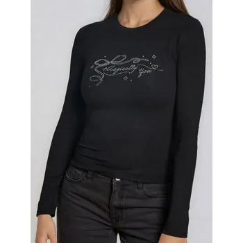 Sinsay - Tričko - černá - 754EU-99X - 754EU-99X-XL