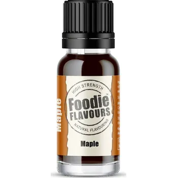 Přisada na vaření a pečení Foodie Flavours Přírodní koncentrované aroma 15ml javorový sirup | Skvělé pro Váš domácí dort