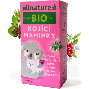 Čaj Allnature BIO Bylinný čaj Kojící maminky 20x1,5 g